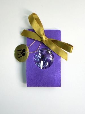 Reborn Bear Phone Strap(Purple)